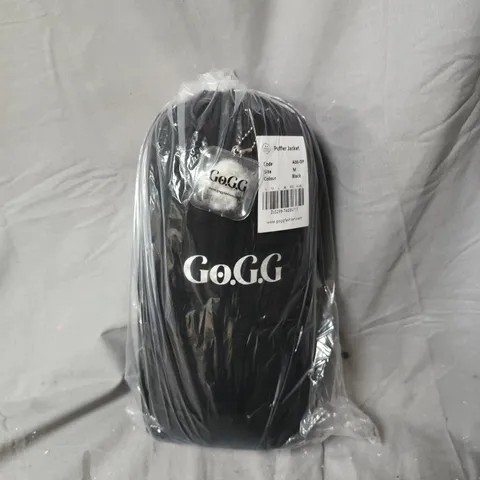 GO.G.G PUFFER JACKET – BLACK, SIZE M
