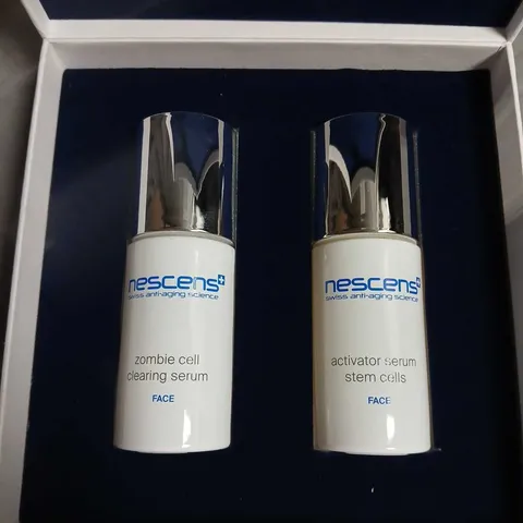 NESCENS CELL EXPERT SERUM PAIR – FACE DAY & NIGHT, 2 X 30ML, BOXED SET