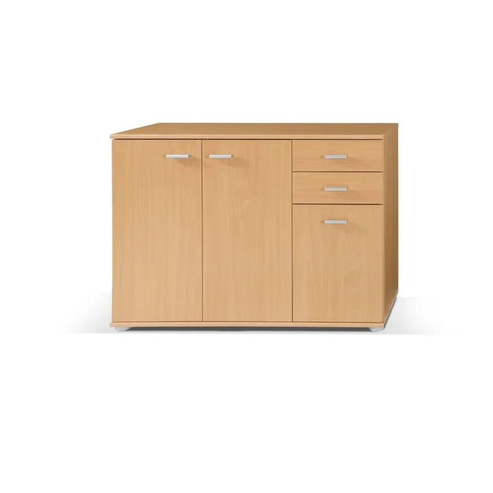 BOXED EDWEN 106CM WIDE 2 DRAWER SIDEBOARD 
