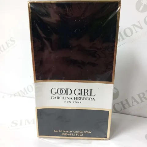 BOXED AND SEALED CAROLINA HERRERA GOOD GIRL EAU DE PARFUM 80ML