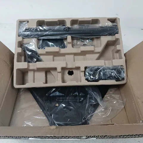 SINGLE MONITOR MOUNT STAND WITH PHONE HOLDER 