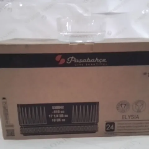 BOXED PASABAHCE SMALL GLASS BOWLS APPROXIMATELY 24