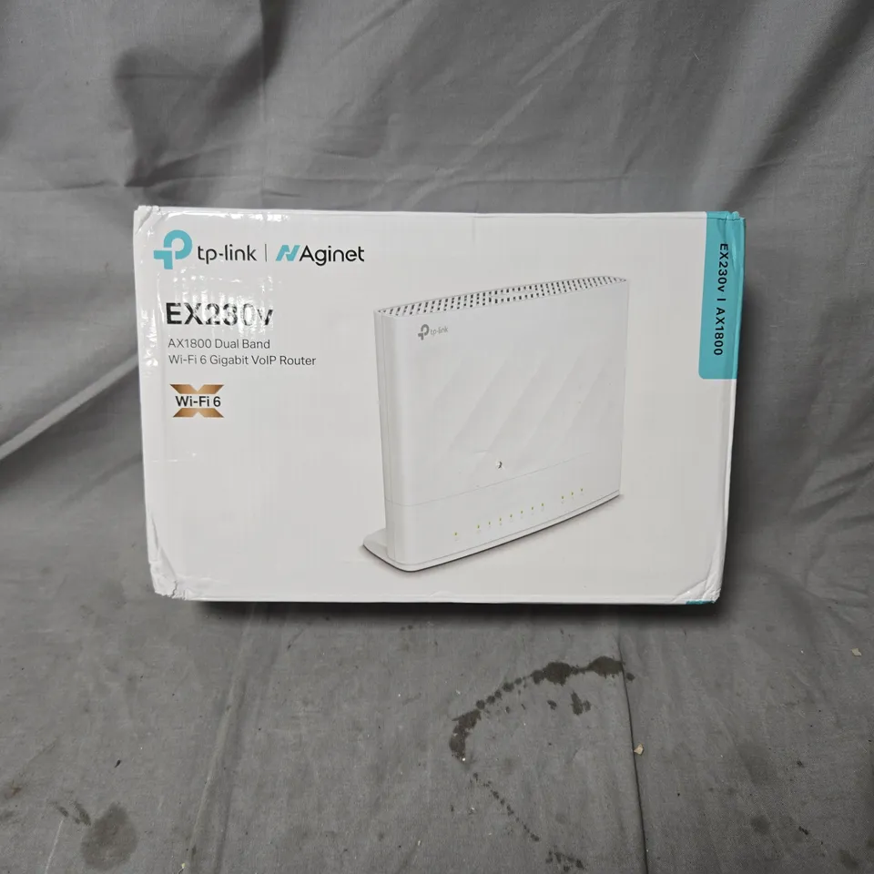 TP-LINK EX2300V AX1800 DUAL-BAND WI-FI 6 GIGABIT VOIP ROUTER – BOXED