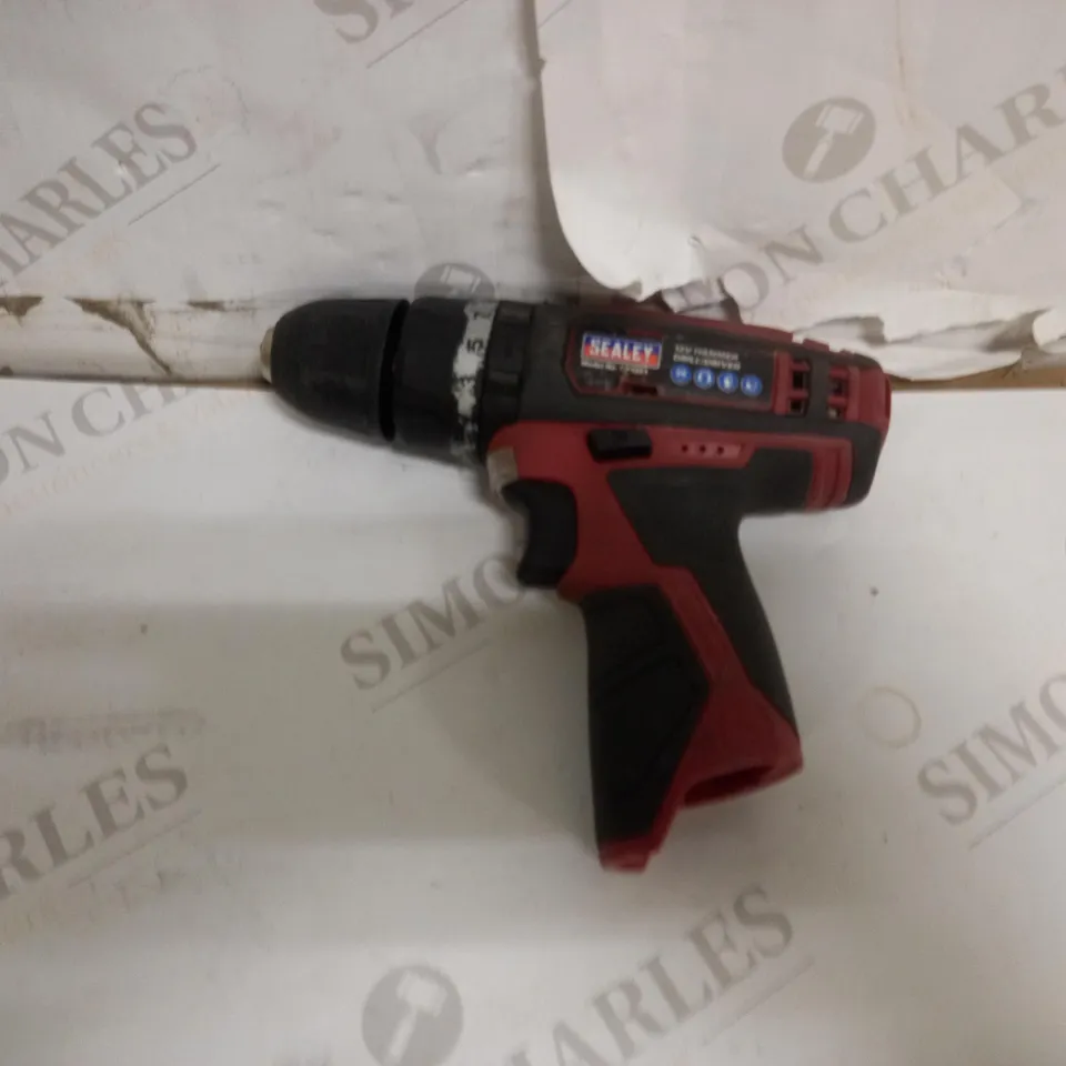 SEALEY 12V SV12 SERIES CORDLESS COMBI DRILL Ø10MM - BODY ONLY - CP1201