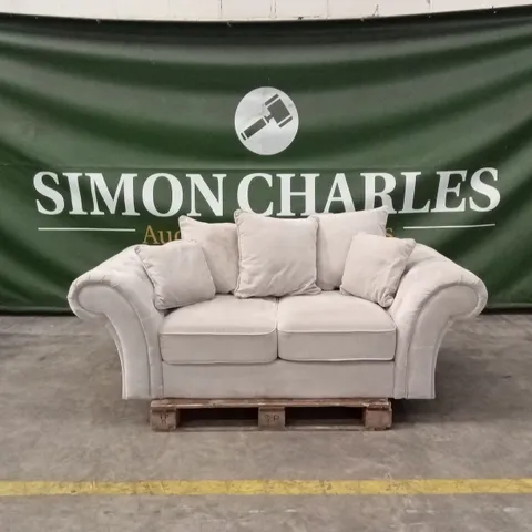 WINDSOR 2 SEATER FABRIC SCATTER BACK SOFA