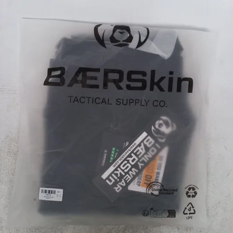 BAGGED BAERSKIN RAIN JACKET IN BLACK SIZE XL
