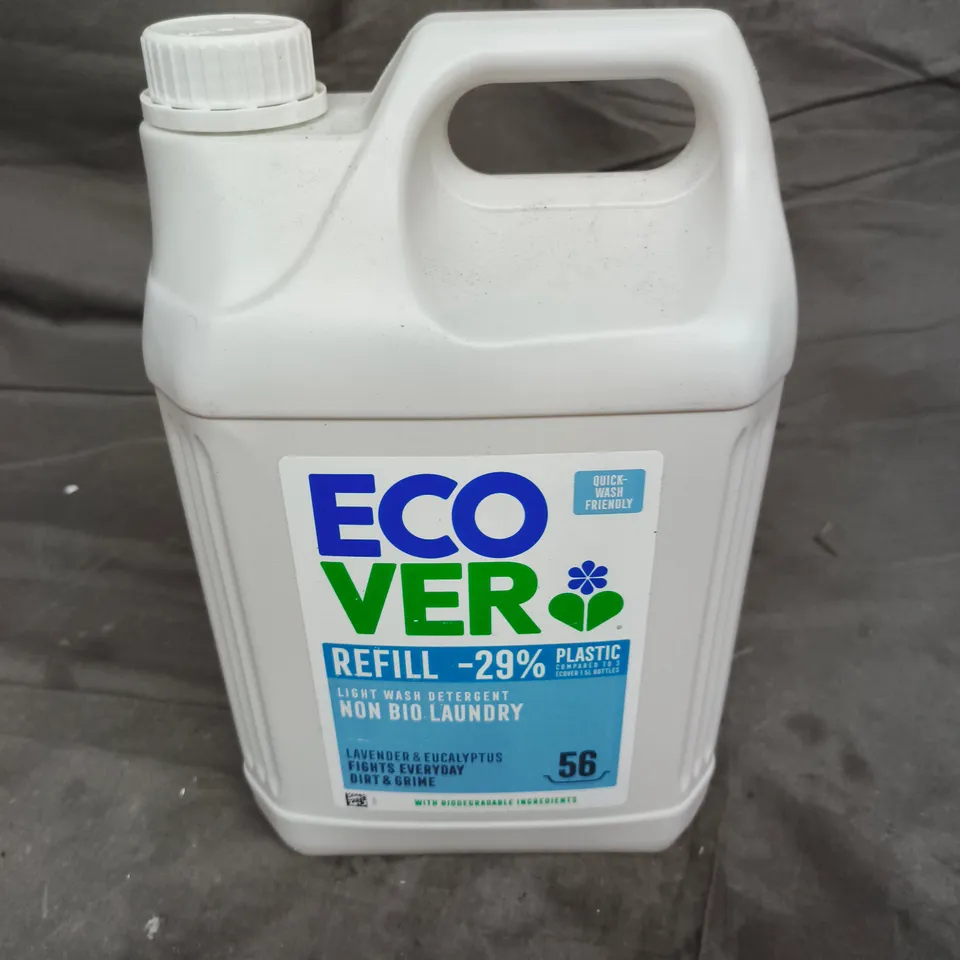 ECOVER REFILL LAUNDRY DETERGENT BOTTLE – 5L