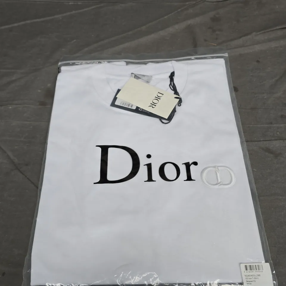 BAGGED DIOR ICON RELAXED TEE - SIZE XL