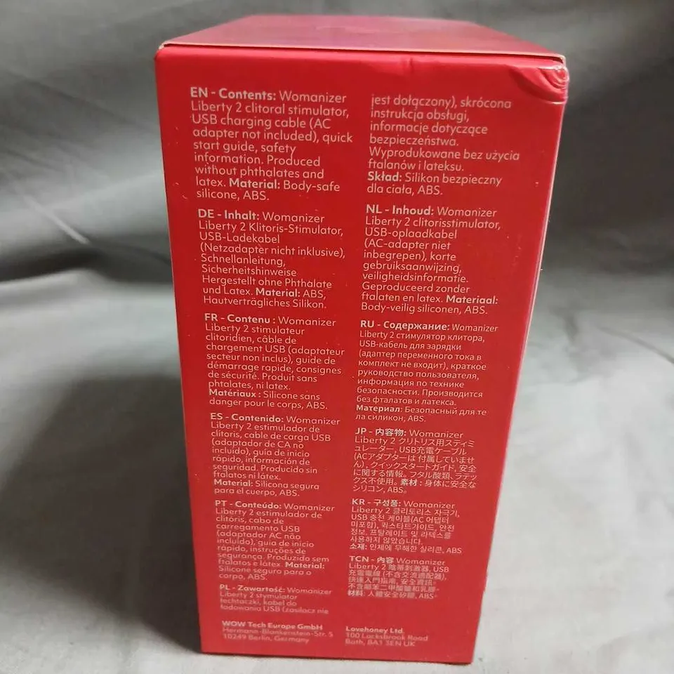 IGGY AZALEA WOMANIZER LIBERTY 2 SPECIAL EDITION – PINK CLITORAL STIMULATOR (HYGIENIC SEAL)