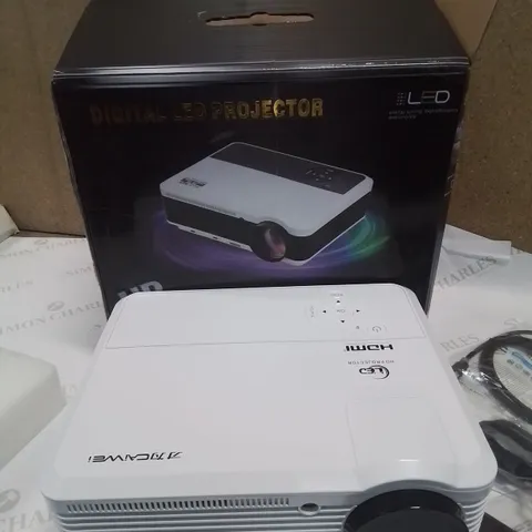 BOXED HD DIGITAL HOME CINEMA LED PROJECTOR 