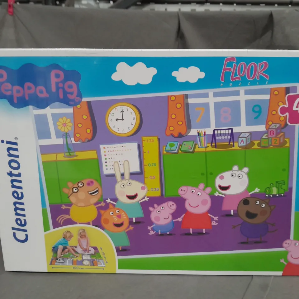 SEALED CLEMENTONI PEPPA PIG 40-PIECE FLOOR PUZZLE