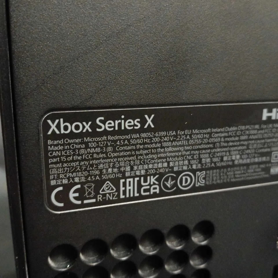 UNBOXED XBOX SERIES X CONSOLE