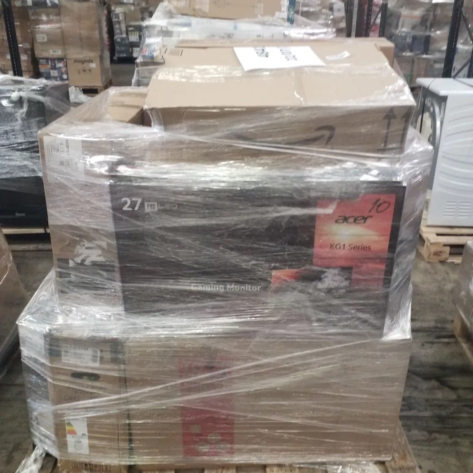 PALLET OF APPROXIMATELY 16 UNPROCESSED RAW RETURN MONITORS TO INCLUDE;