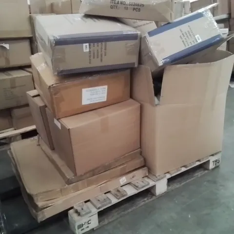 PALLET OF ASSORTED HOUSEHOLD GOODS AND PRODUCTS TO INCLUDE;CUSHIONS,BIRTHDAY MONEY JAR,STRING LIGHTS 
