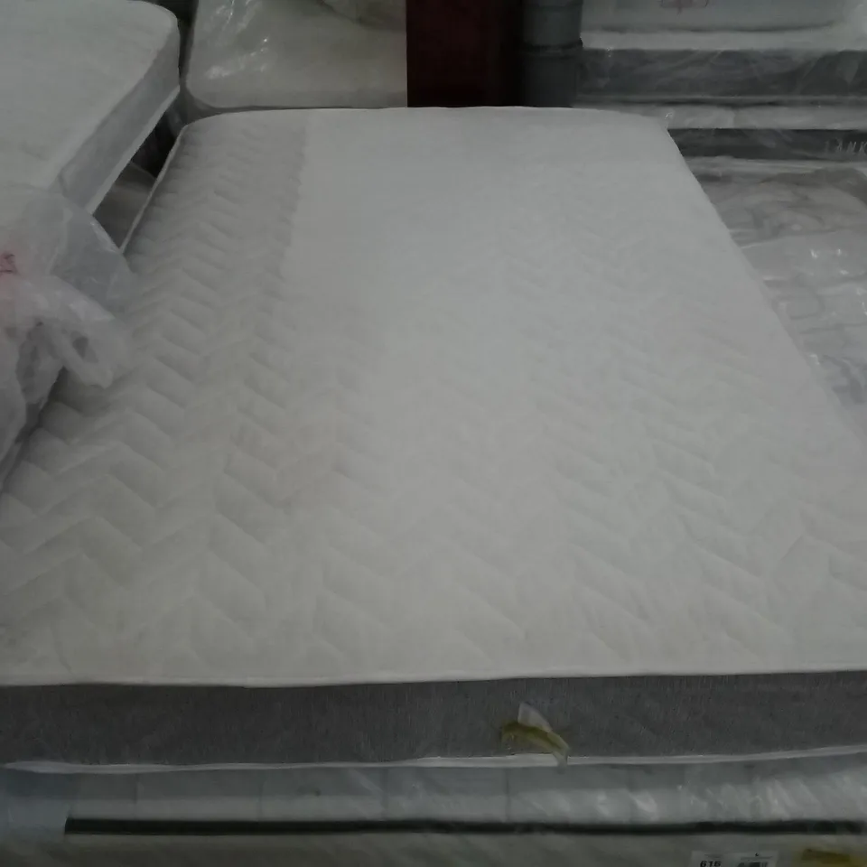 QUALITY BAGGED 4' DOUBLE ADAMINE SERENITY COIL SPRUNG MATTRESS 