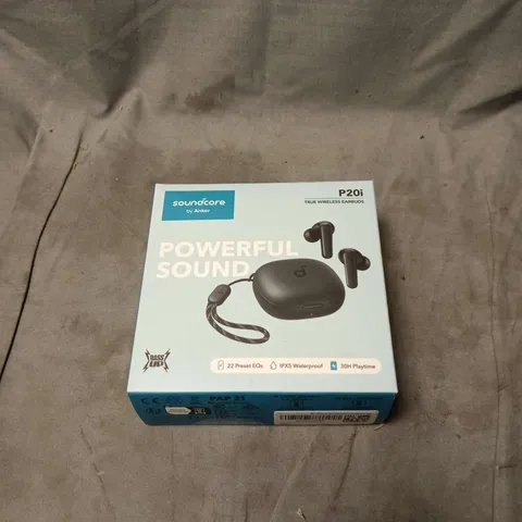 SOUNDCORE BY ANKER P20I TRUE WIRELESS EARBUDS – BOXED