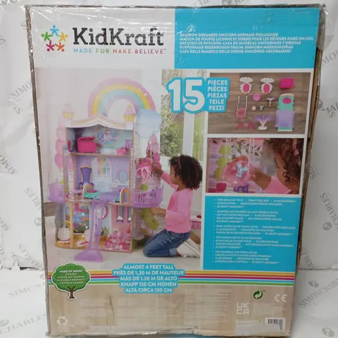 BOXED RAINBOW DREAMERS UNICORN MERMAID DOLLHOUSE