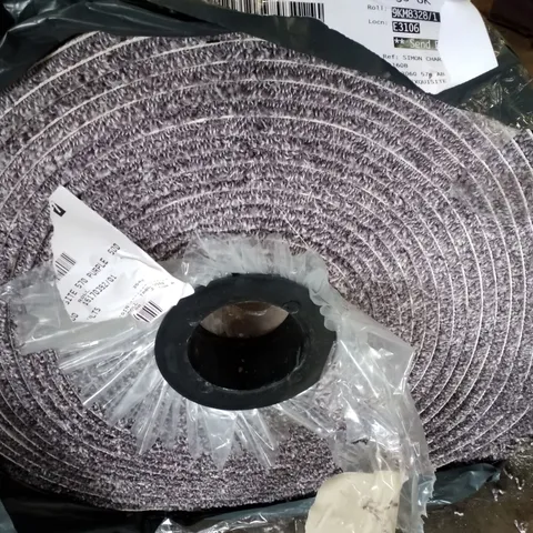 ROLL OF QUALITY HERMITAGE EXQUISITE AB 3060/0570 PURPLE BRASIL CARPET APPROXIMATELY 24×5M