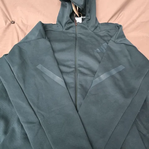 ADIDAS ZIP-UP HOODY IN GREEN SIZE LARGE
