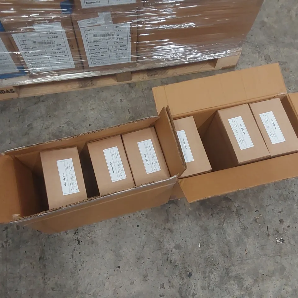 PALLET CONTAINING APPROXIMATELY 250x BRAND NEW SIMPLY BE TYLA SANDALS