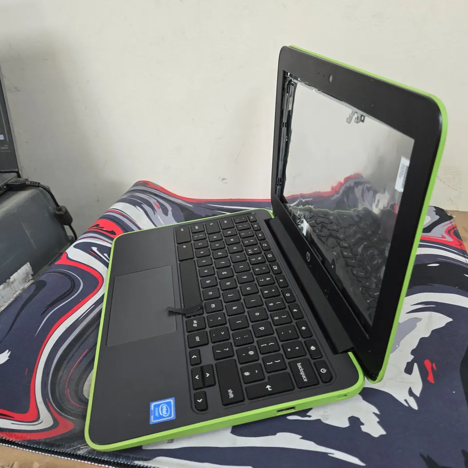 HP CHROMEBOOK 11 G5 EE – LIME GREEN, 11.6-INCH LAPTOP NOT TESTED NO CHARGER OR SCREEN