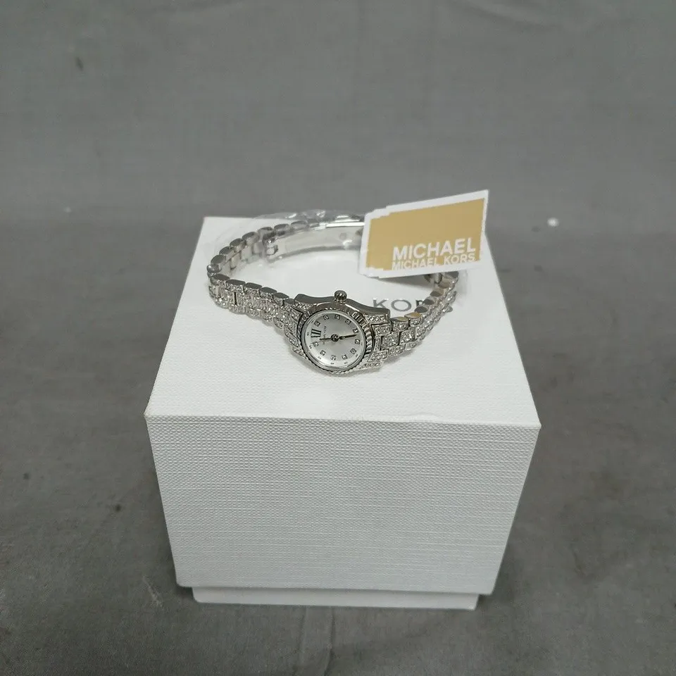 MICHAEL KORS WOMEN'S LEXINGTON 3-HAND, STAINLESS STEEL WATCH MK4864 - BOXED