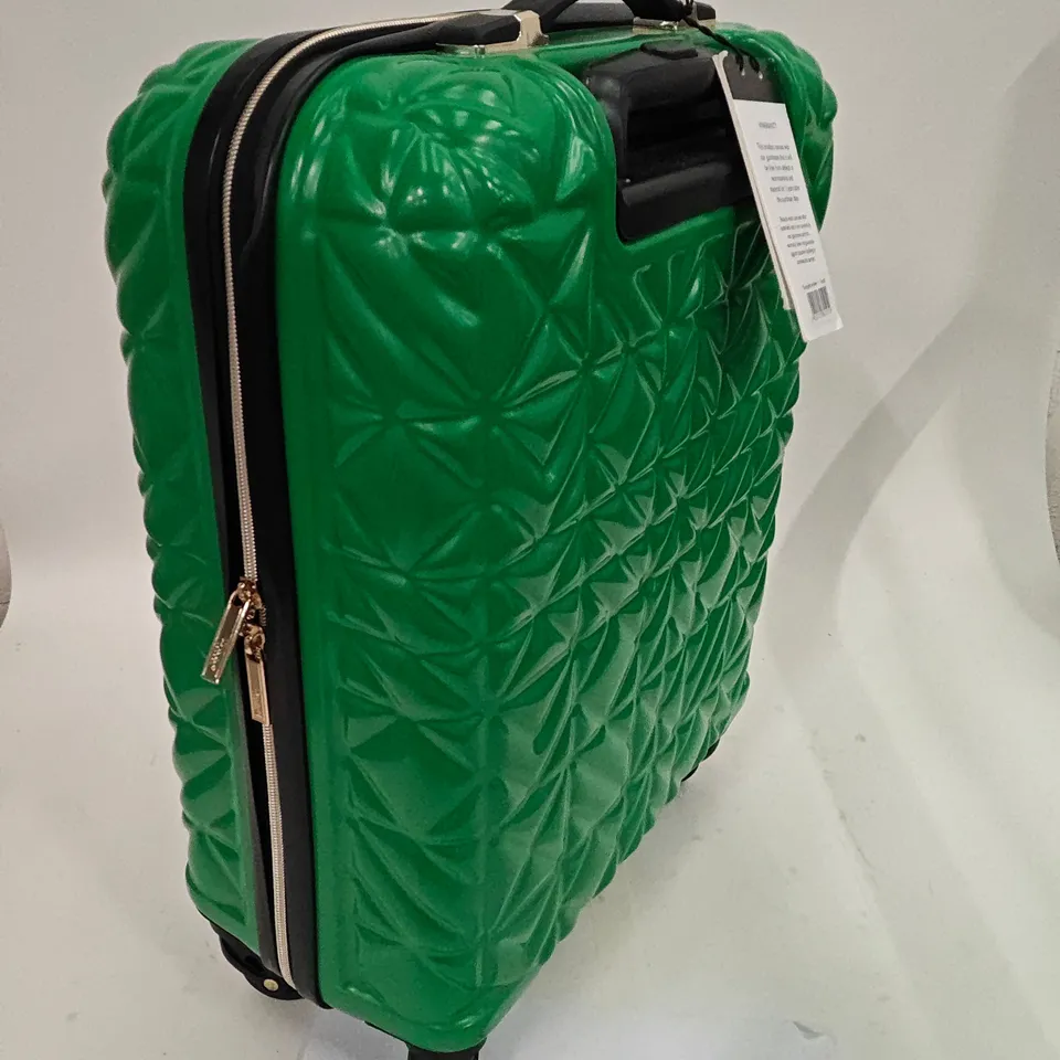 DUNE LONDON GREEN HARD SHELLED LUGGAGE CASE SET
