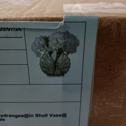 JM BY JULIEN MACDONALD EAUX HYDRANGEA IN SHELL VASE