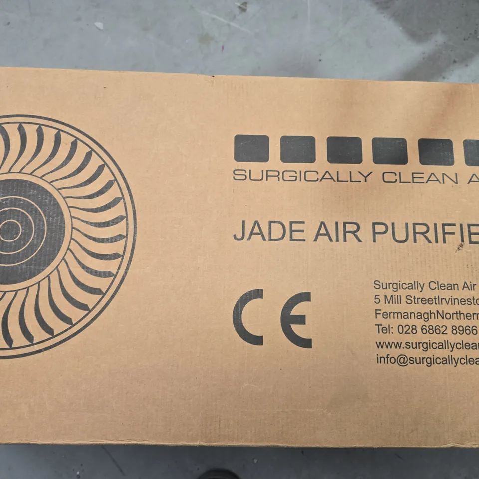 SURGICALLY CLEAN AIR JADE AIR PURIFIER – BOXED