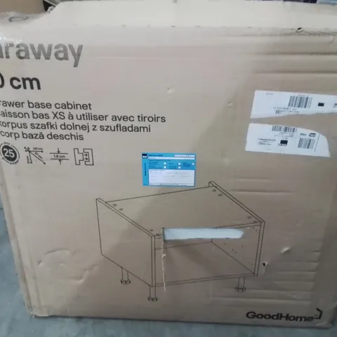 BOXED GOODHOME CARAWAY 60CM DRAW BASE CABINET 