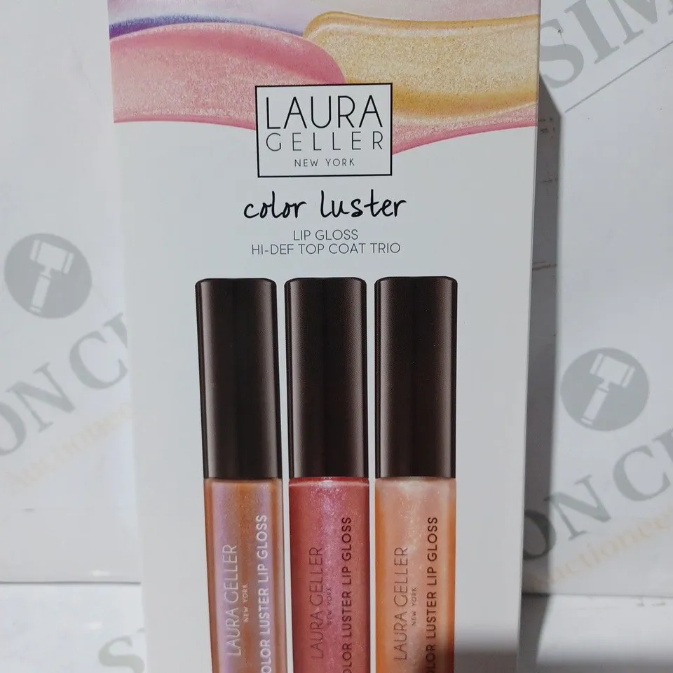 BOXED LAURA GELLER COLOR LUSTER LIP GLOSS