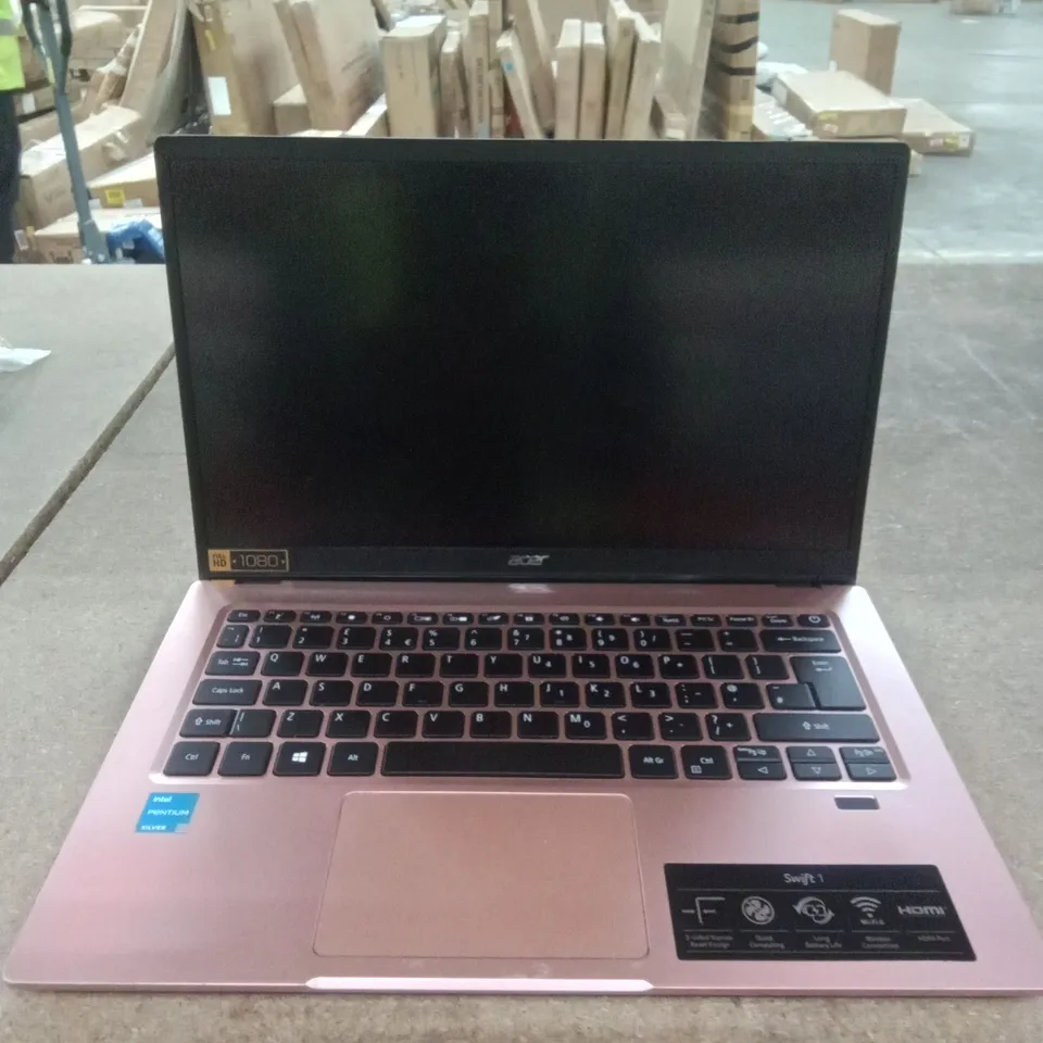 BOXED ACER 1080P SWIFT 1 LAPTOP - ROSE GOLD