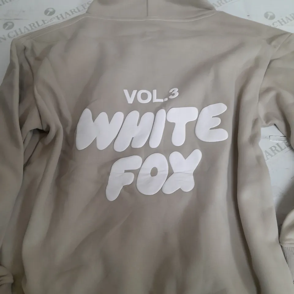 WHITE FOX VOLUME 3 TAN HOODIE - EUR SMALL
