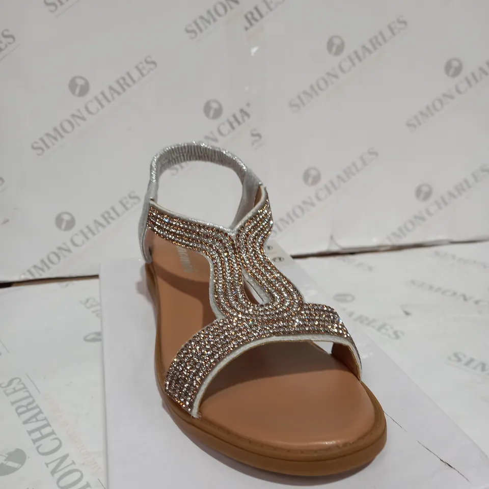 BOXED SHOES COMFY ELASTIC SHOES SLINGBACK LADIES WEDGES SUMMER SANDALS UK