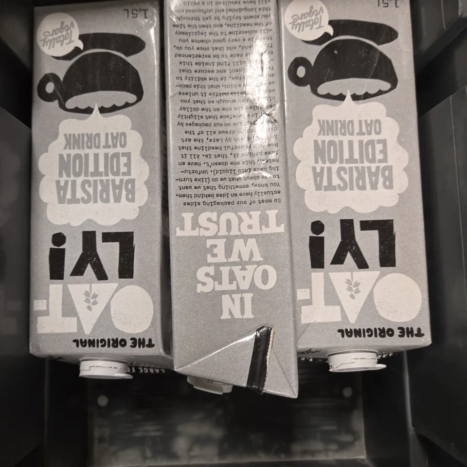 6 X OAT-LY! BARISTA EDITION OAT DRINKS - 6 X 1.5L