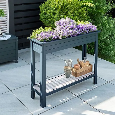 BOXED NORFOLK LEISURE FLORENITY HIGH PLANTER WITH ZINC TRAY (1 BOX)