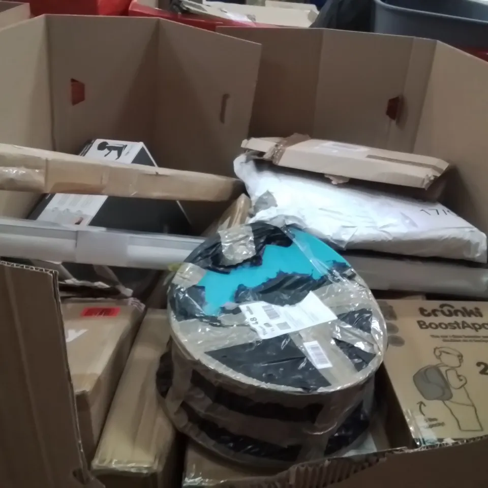 PALLET OF ASSORTED HOUSEHOLD GOODS AND PRODUCTS TO INCLUDE;CLOTHES AIRER,BACKPACK,FOOD TRAY 