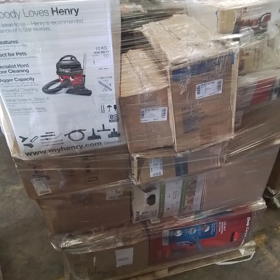 PALLET OF APPROXIMATELY 26 UNPROCESSED RAW RETURN HOUSEHOLD AND ELECTRICAL GOODS TO INCLUDE;