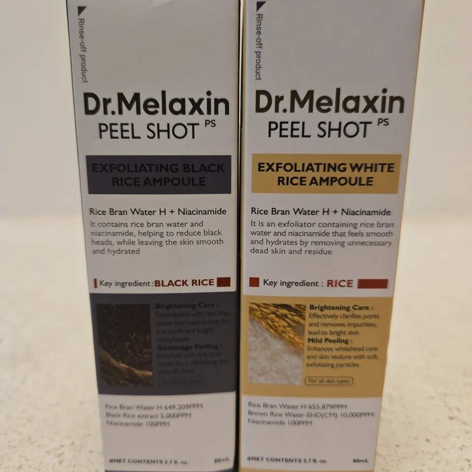 2 X 80ML DR. MELAXIN PEEL SHOT P5 RICE AMPOULE