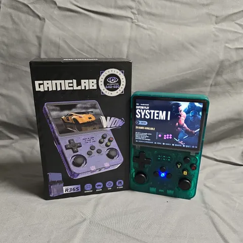 BOXED GAMELAB R36S HANDHELD CONSOLE 