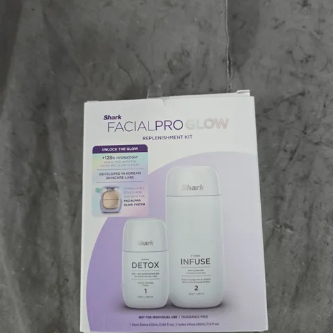 SHARK FACIALPRO GLOW REPLENISHMENT KIT – DERM DETOX & HYDRO INFUSE