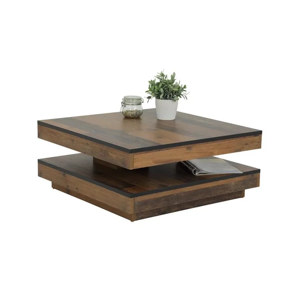 BOXED LIUTCHO BLOCK COFFEE TABLE WITH STORAGE (1 BOX]