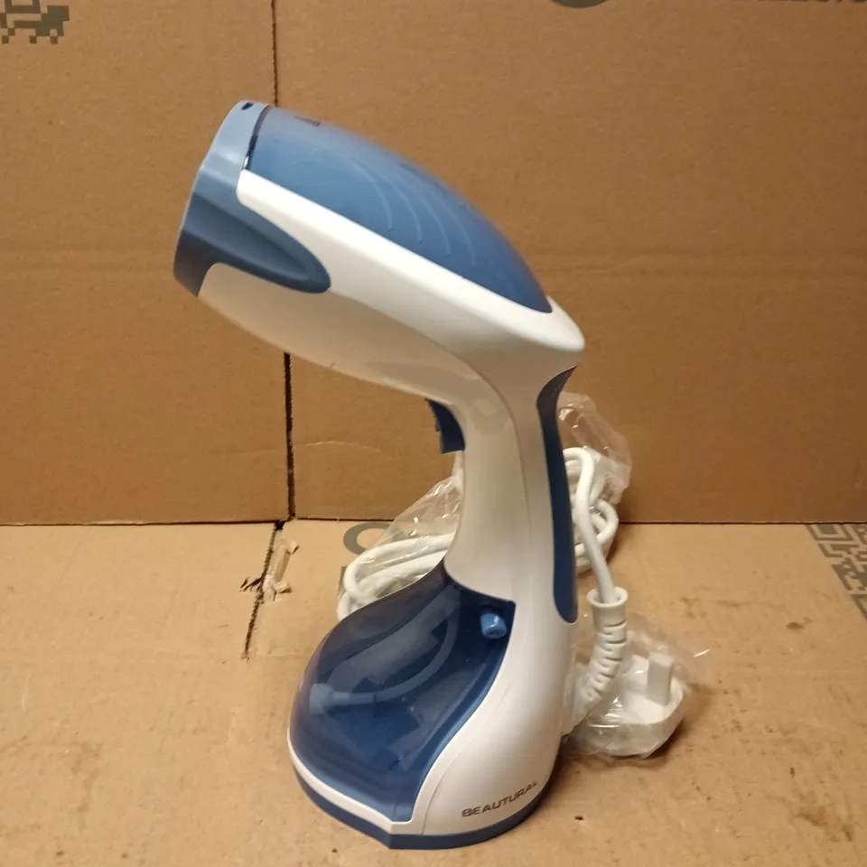 BEAUTURAL HANDHELD GARMENT STEAMER – BLUE/WHITE