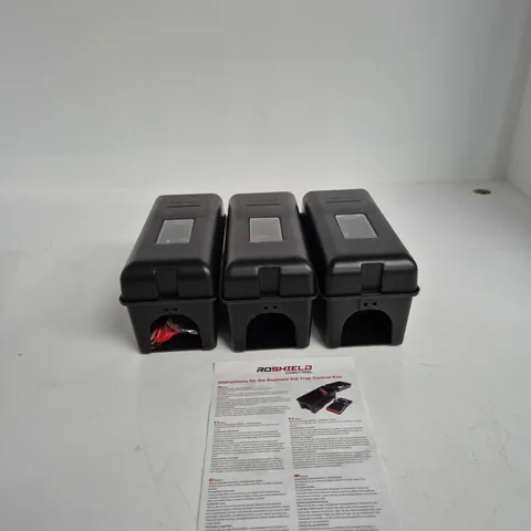 ROSHIELD RAT TRAP CONTROL KIT – SET OF 3