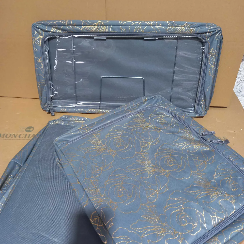 PERIEA PATTERNED COLLAPSIBLE STORAGE BOXES IN ASSORTED SIZES 