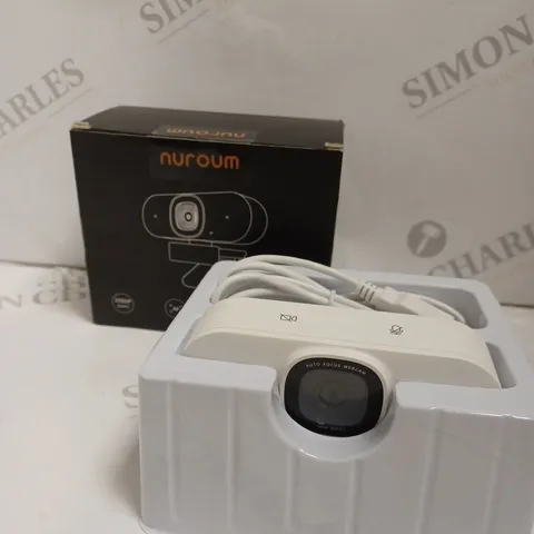BOXED NUROUM V15-AFL STREAMING WEBCAM WITH RING LIGHT