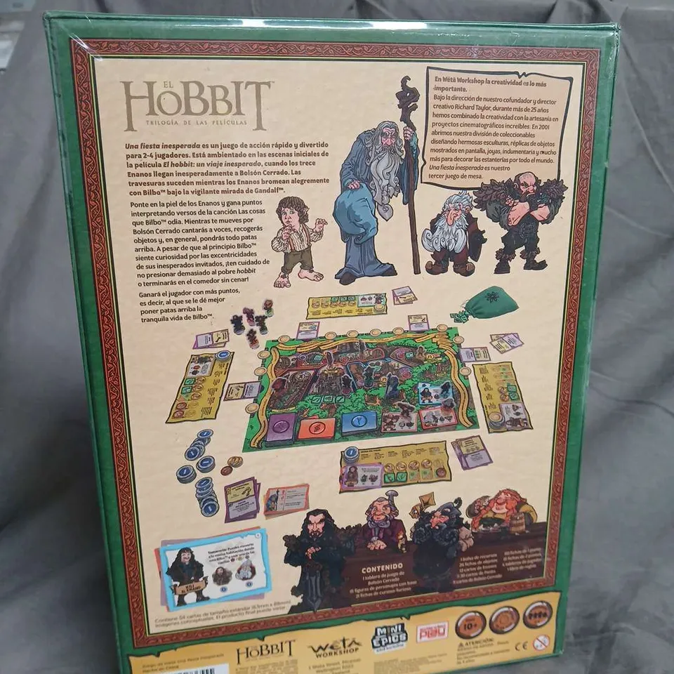 SEALED THE HOBBIT AN UNEXPECTED PARTY BOARD GAME - SPANISH EDITION