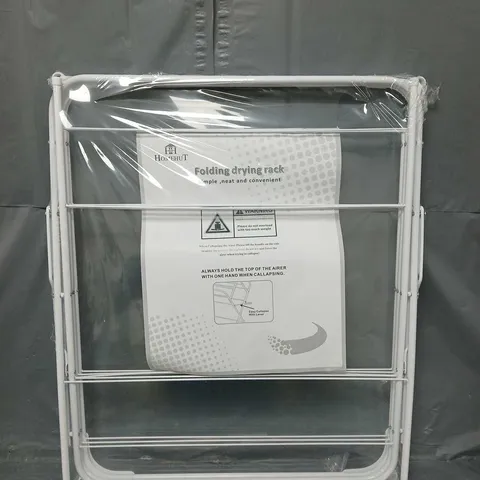 HOMEHUT FOLDING DRYING RACK IN WHITE