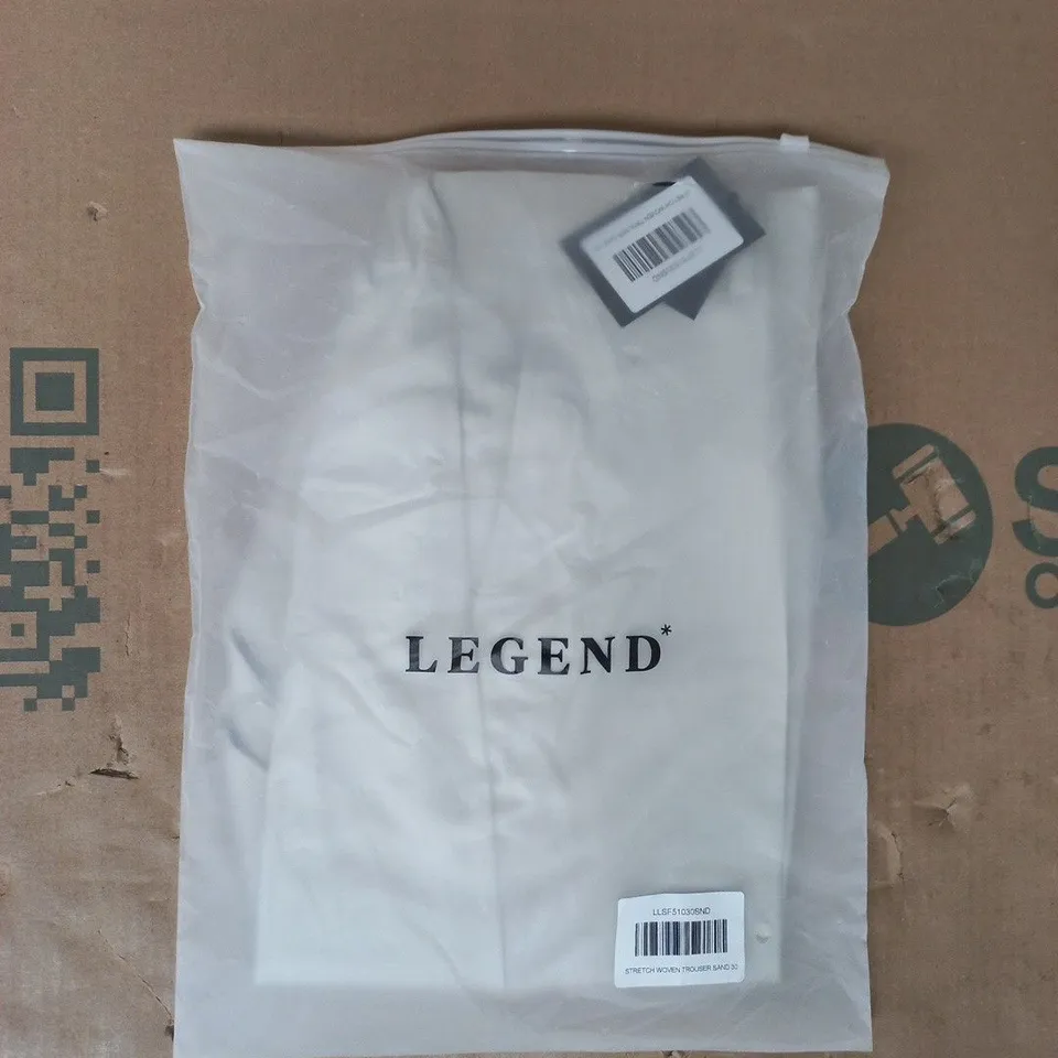 BAGGED LEGEND STRETCH WOVEN TROUSERS IN SAND SIZE 30