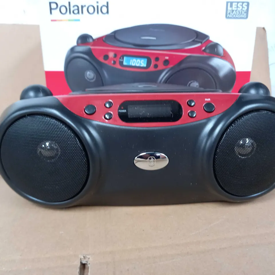 POLAROID BLUETOOTH CD BOOMBOX